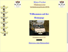Tablet Screenshot of malermeister-fischer.de